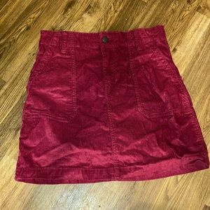red velvet skirt from old navy size 4